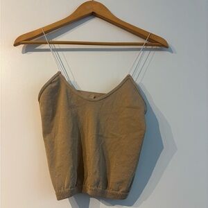 Free People Intimately Metallic Crop Camisole